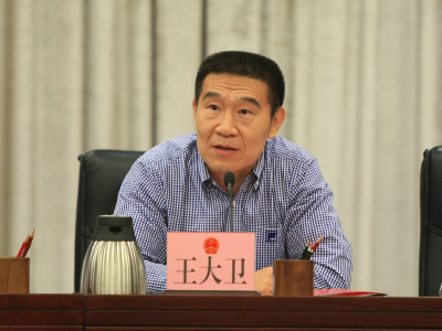 国家体育总局田径运动管理中心副主任、组委会常务副主任王大卫出席会议并讲话。